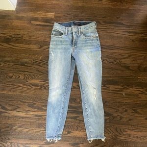 Lucky Brand Bridgette high rise crop jeans